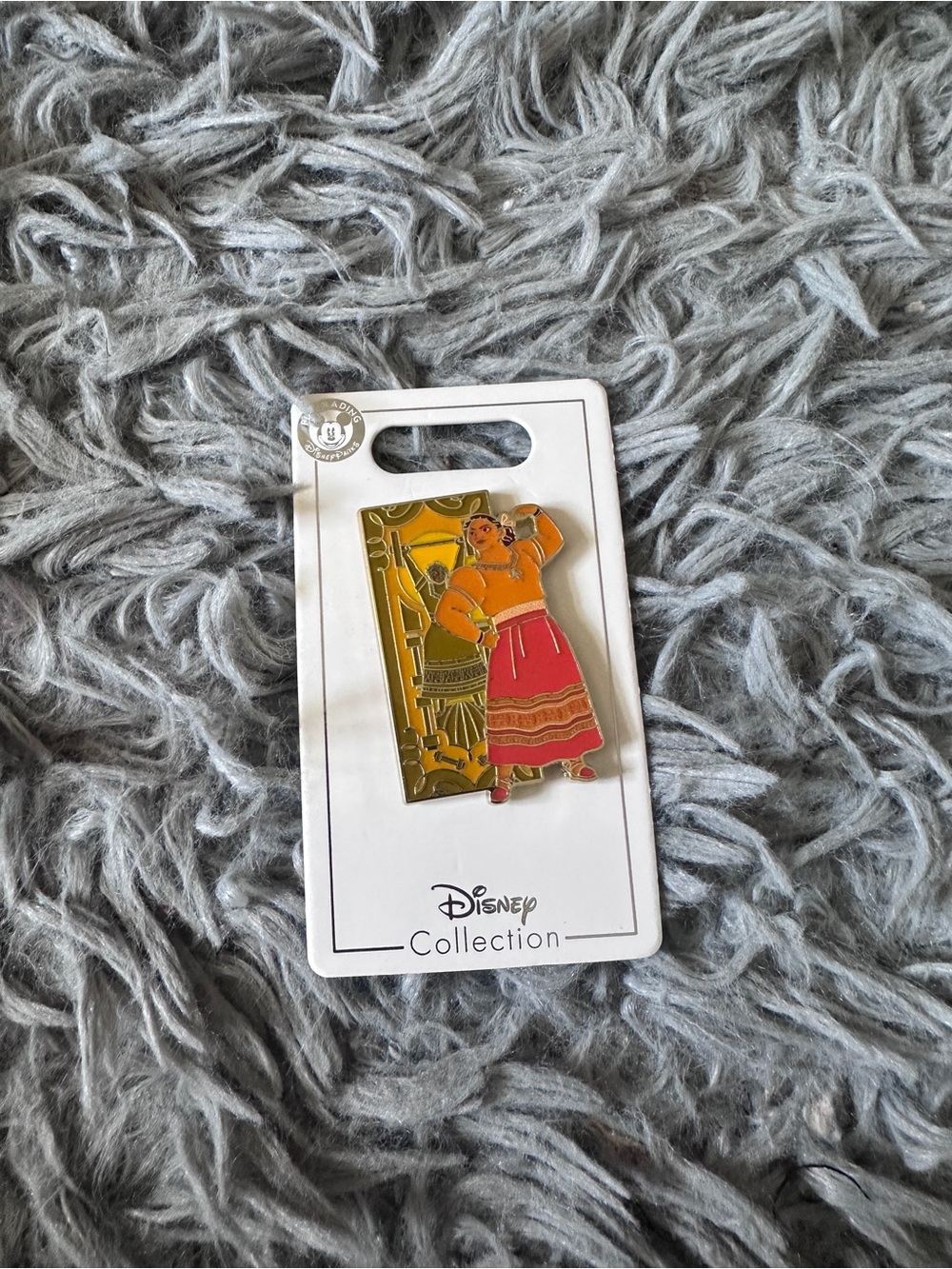 Disney Luisa Enamel Pin in Yellow & Pink